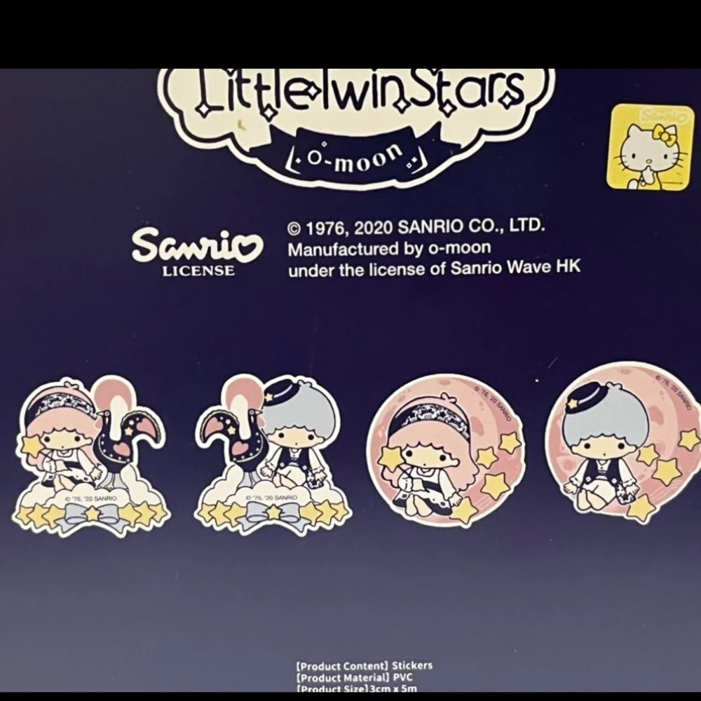 2020 Little Twin Stars Decorative Stickers -Macau Exclusive- Discontinued
